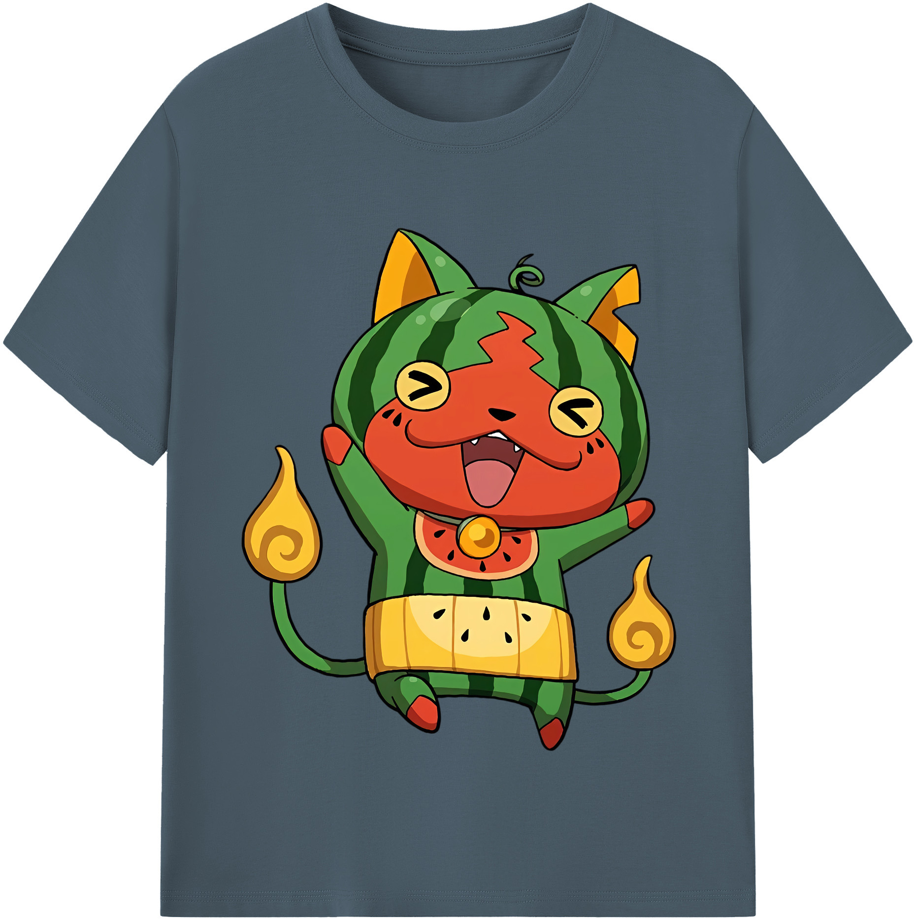 （画像用） 妖怪ウォッチ Yo-kai Watch 綿100％半袖Tシャツ（フロントプリント）